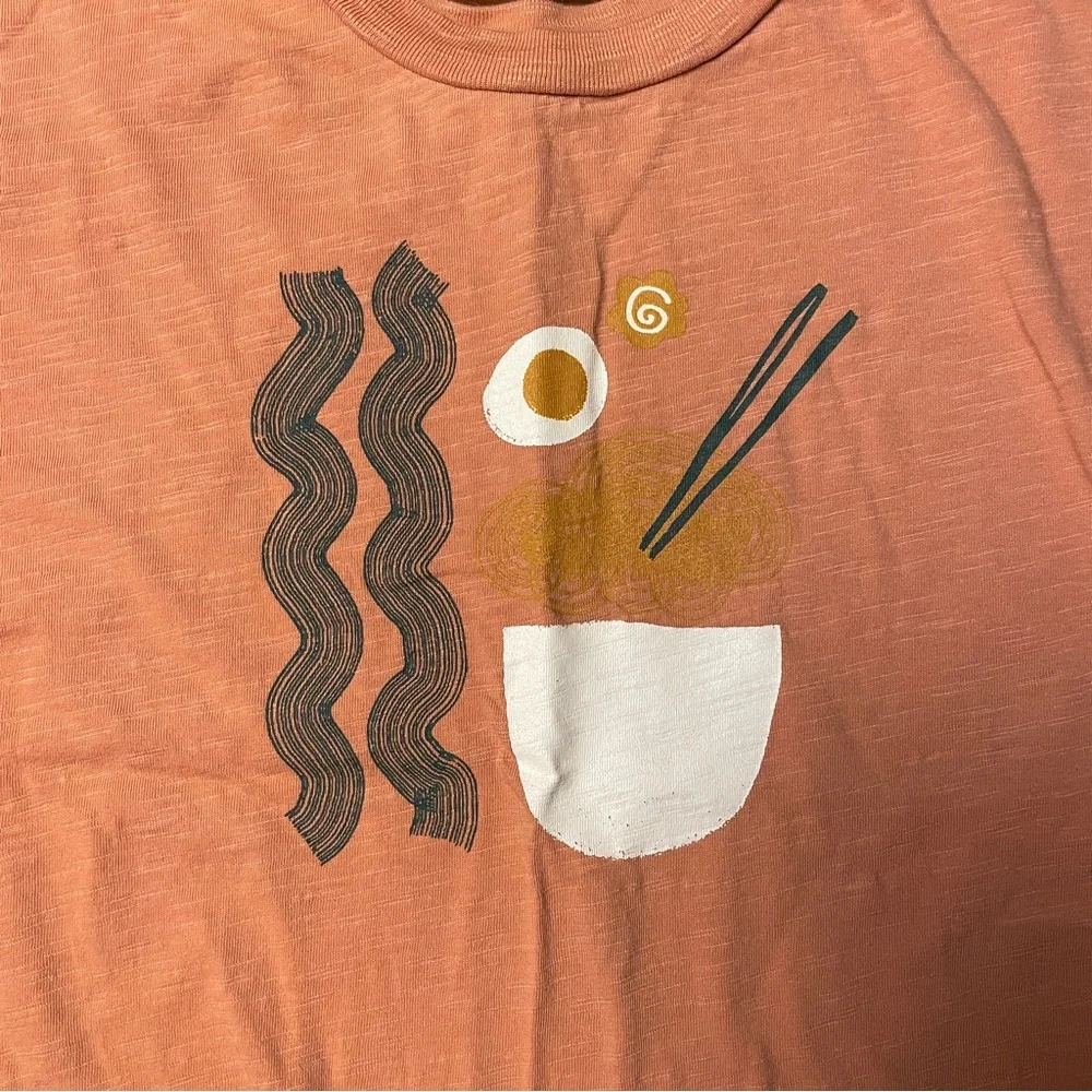 Kids' Open Edit Long Sleeve Tee Ramen, Noodles 2T